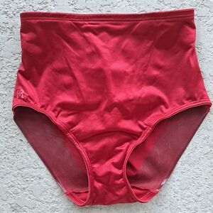 Ruby Ribbon Red High-Waisted Briefs